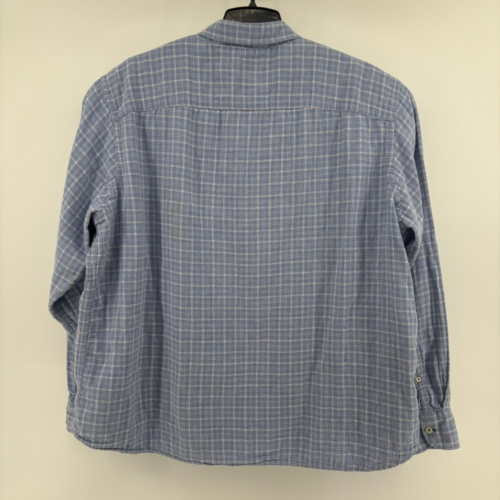 UNTUCKit Mens XXXL Cillar Blue Plaid Cotton Long Sleeve Button Down Shirt XXX-L - Picture 3 of 8